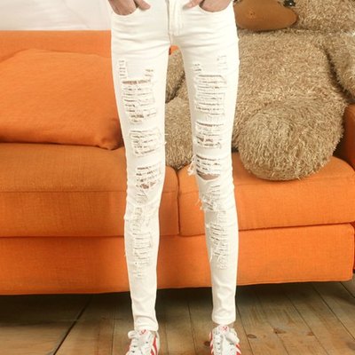 Jessica destroyed jeans