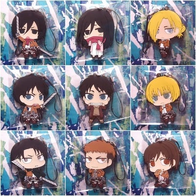 Shingeki no Kyojin / Attack on Titan - Rubber Strap - Eren / Mikasa / Levi / Armin / Annie / Sasha / Jean - 
