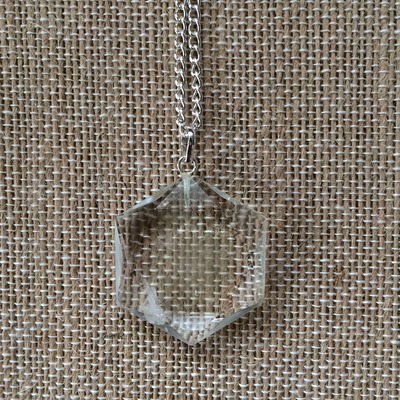 Energy Star Necklace in Clear Quartz