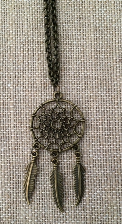 Dreamer Necklace in Brass