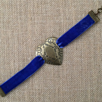 Piece of Me Bracelet in Royal / Brass - Thumbnail 1