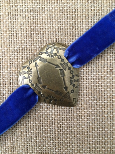 Piece of Me Bracelet in Royal / Brass