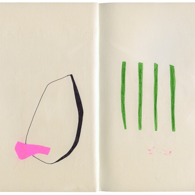 Mia christopher, untitled (sketchbook painting #1)