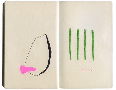 Mia Christopher, Untitled (sketchbook painting #1)