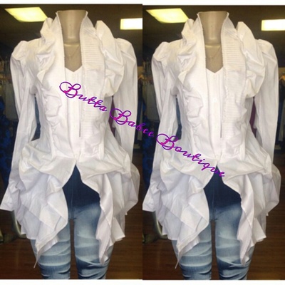 *vintage and ruffles* blouse