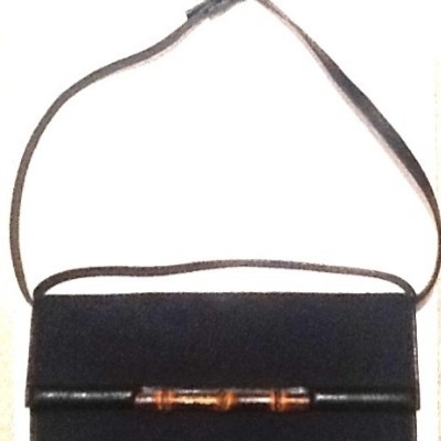Gucci bamboo clutch