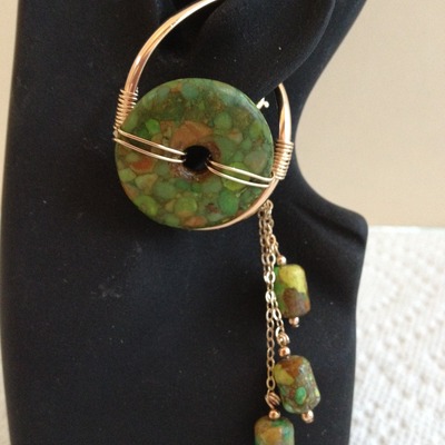 Mosiac turquoise donut - Thumbnail 3