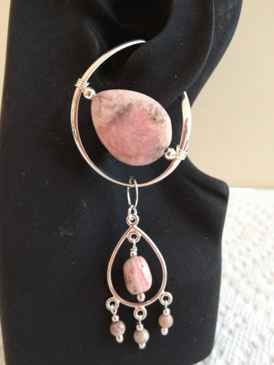 Rhodochrosite dangle