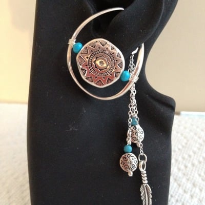 Southwest turquoise/feather - Thumbnail 2