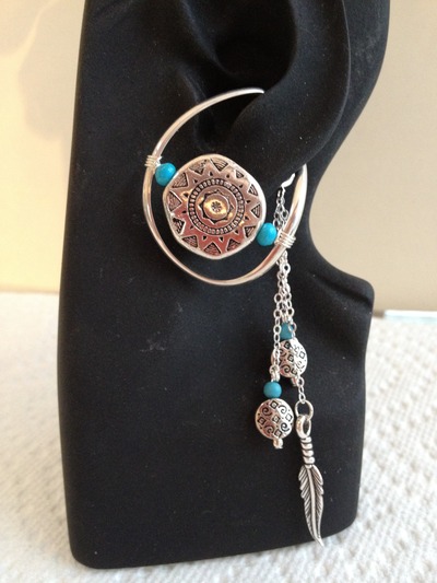 Southwest turquoise/feather