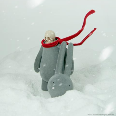 'blowing in the wind' - death lapins - by mr clement