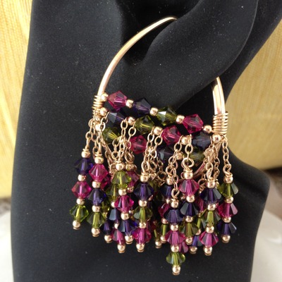 Alex - multi-color crystals