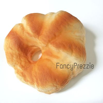 Jumbo croissant ring squishy 