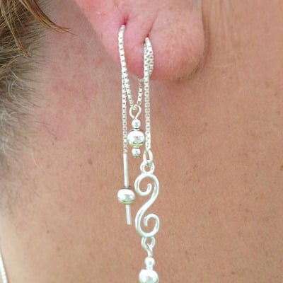 Double pierce sterling threader - Thumbnail 5