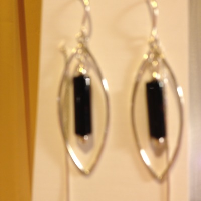 Sterling u-threader with black bead - Thumbnail 5