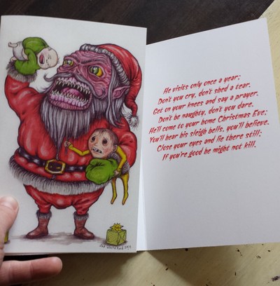 Santa christmas card