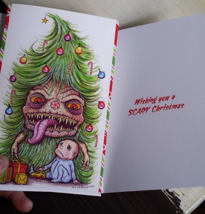 Christmas tree card