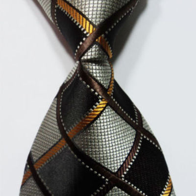 Queensland - gorgeous amazing jacquard woven silk men's tie - worldwide free shipping