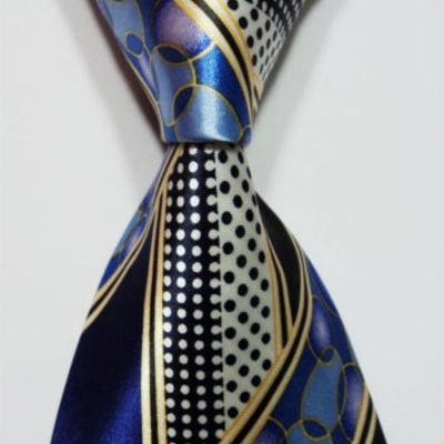 Tasmania - gorgeous amazing jacquard woven silk men's tie - worldwide free shipping