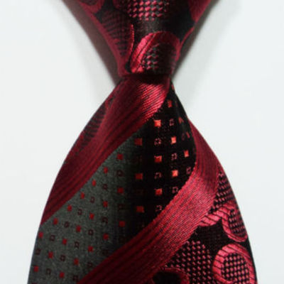 Bunbury - gorgeous amazing jacquard woven silk men's tie - worldwide free shipping