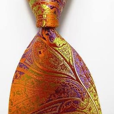 Bradford - gorgeous amazing jacquard woven silk men's tie - worldwide free shipping