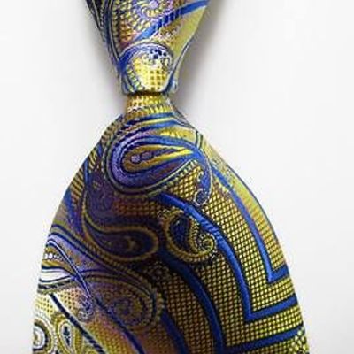 Canterbury - gorgeous amazing jacquard woven silk men's tie - worldwide free shipping