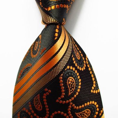 Kingston - gorgeous amazing jacquard woven silk men's tie - worldwide free shipping