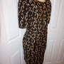 Vintage Stenay Black/Gold Sequins Dress Size XL -1