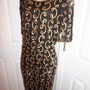 Vintage Stenay Black/Gold Sequins Dress Size XL -2
