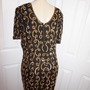 Vintage Stenay Black/Gold Sequins Dress Size XL -3