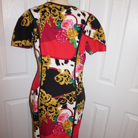 Vintage Constance Saunders Versace Style Dress Size L - Thumbnail 2