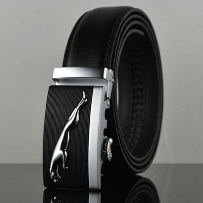 Tiger - business men automatic buckle genuine leather belt - worldwide free shipping