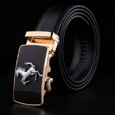 Dallas - business men automatic buckle genuine leather belt - worldwide free shipping