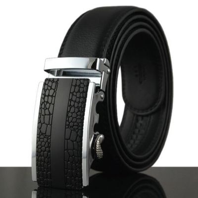 Austin - business men automatic buckle genuine leather belt - worldwide free shipping