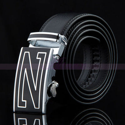 Oklahoma - business men automatic buckle genuine leather belt - worldwide free shipping