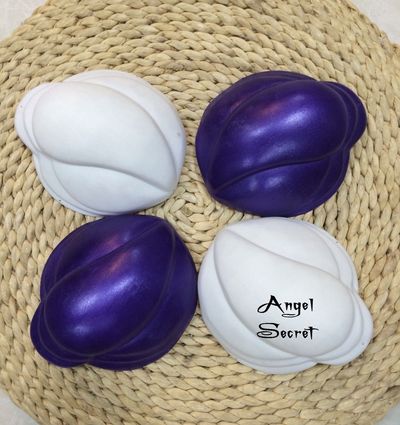 BB2 White No paint MERMAID bra Ariel shell