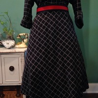 Grid Print Dress - Thumbnail 2