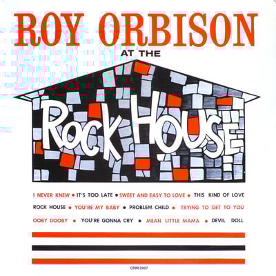Roy Orbison "At The Rockhouse" Vinyl Re-issue