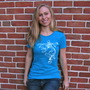 Wait & Sing - Ladies Shirt (Turquoise)-4