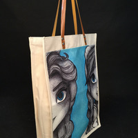 BA1 FROZEN HANDBAG canvas with printing on both side - Thumbnail 2