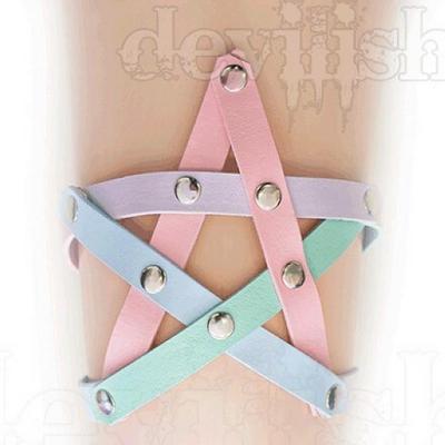 Pastel pentagram garter - Thumbnail 3