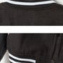 Patchwork V-Neck Long Sleeve Cotton Single Breasted Mens Coats 010-141209014-1