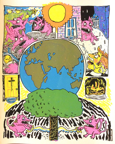 Kallikantzaros Christmas Print