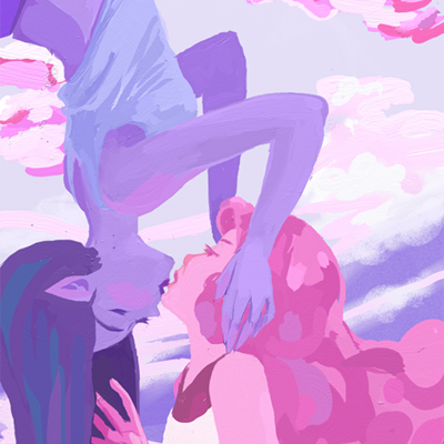 Flip kiss: bubbline