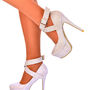 Shinning - Platform High Heel Shoes Worldwide Shipping-1