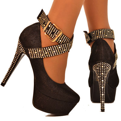 Shinning - platform high heel shoes worldwide shipping