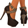 Shinning - Platform High Heel Shoes Worldwide Shipping-4