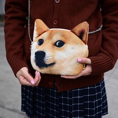 3D Dog bag diagonal package