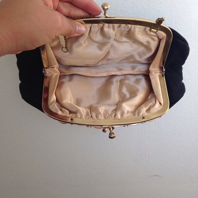 Vintage darling clutch 