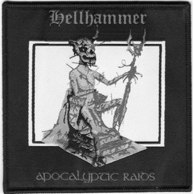Hellhammer - apocalyptic raids 4x4 woven patch